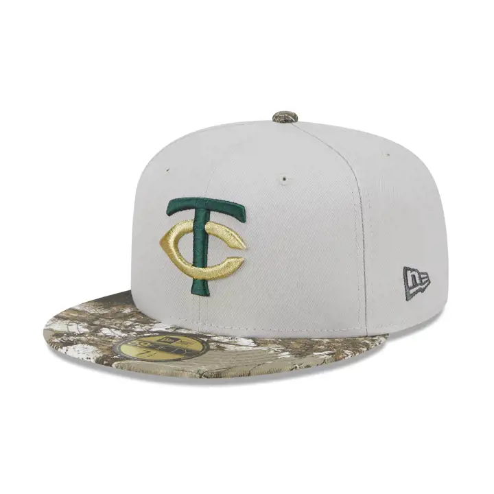 MINNESOTA TWINS MLB Everglades 595FIFTY 50TH ANN STONE/CAMO/