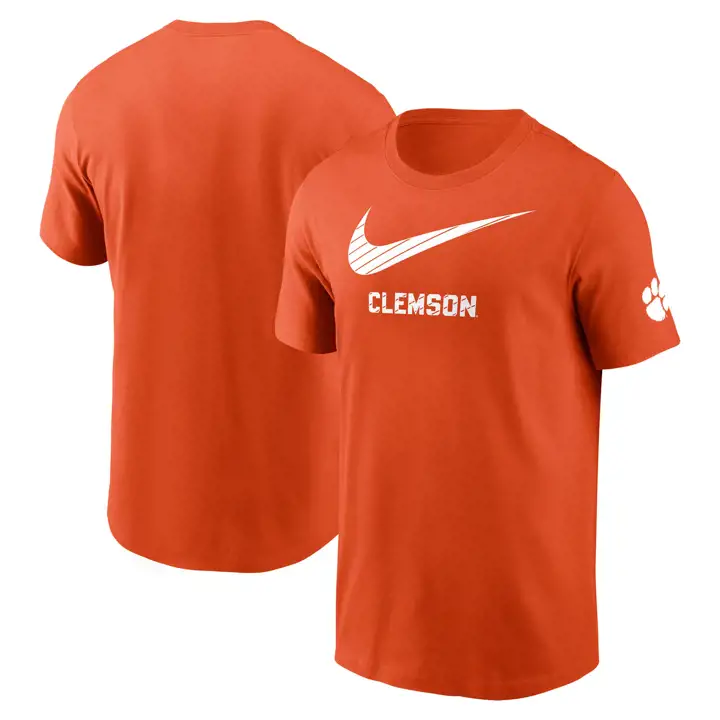T-SHIRT EN COTON CLEMSON TIGERS NCAA 2 MOTS 24 ORG
