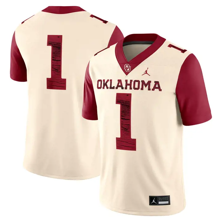 Maillot Réplique de Match NCAA Football Oklahoma Sooners ANTHRACITE