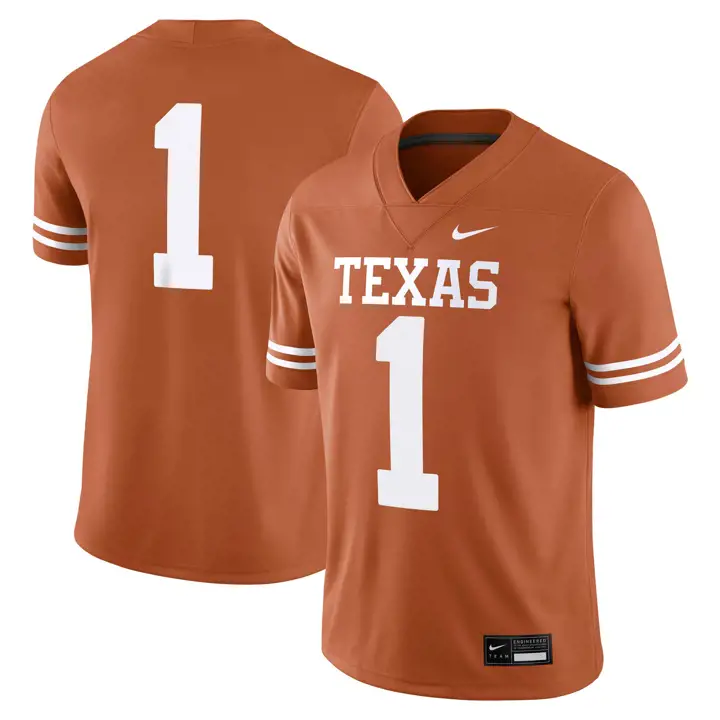 Maillot Réplique de Match NCAA de Football Américain Texas Longhorns ORG