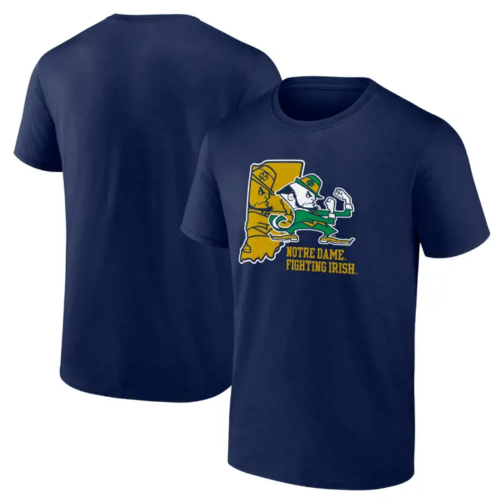 T-shirt Notre Dame Fighting Irish NCAA State Lock Up MARINE