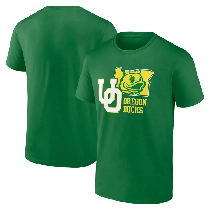 T-shirt Oregon Ducks NCAA State Lock Up GRN