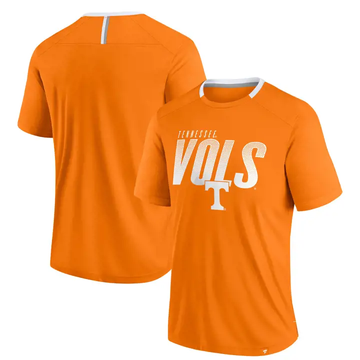 T-shirt en polyester à pois délavés NCAA Tennessee Volunteers ORG