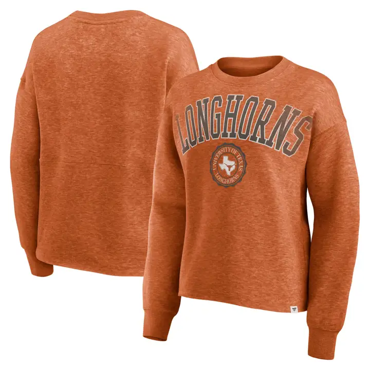 Texas Longhorns NCAA Oversized molleton Tradition Femme ORG