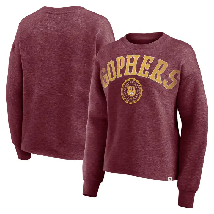 Minnesota Golden Gophers NCAA Femme Surdimensionné Tradition Cr