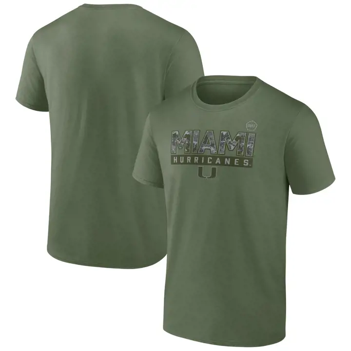 T-shirt vert Miami Hurricanes NCAA OHT Galley