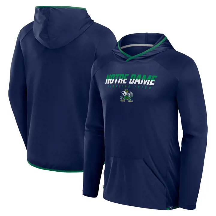 Notre Dame Fighting Irish NCAA On Top Sweat à capuche en polyester MARINE