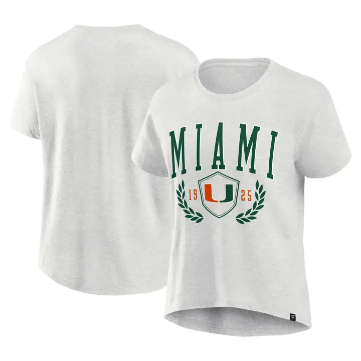 T-shirt Quintessential H-OAT pour femme des Hurricanes de Miami (NCAA)