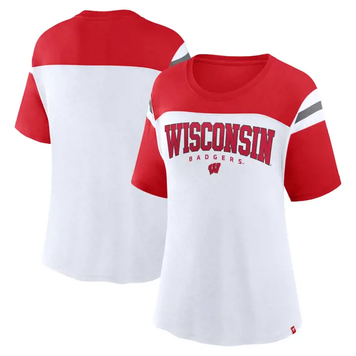 Wisconsin Badgers NCAA Women's Winning Gear T-Shirt WHT