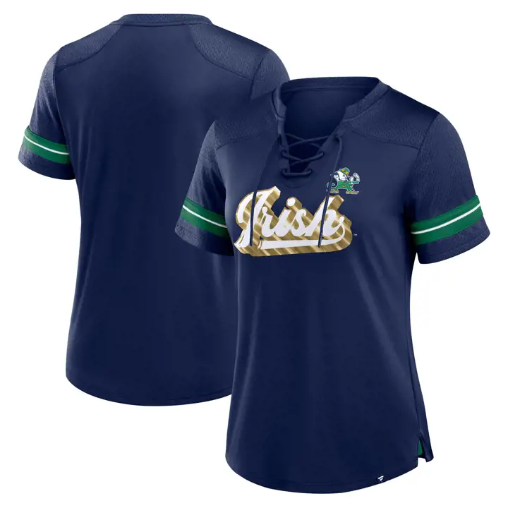 Haut Athéna pour femme des Fighting Irish de Notre Dame (NCAA), coupe longue