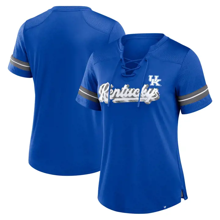 Haut de sport féminin à manches courtes Kentucky Wildcats NCAA Overtime Athena RBL