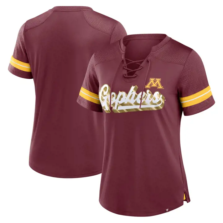 Haut athlétique féminin Minnesota Golden Gophers NCAA Athena (prolongation)