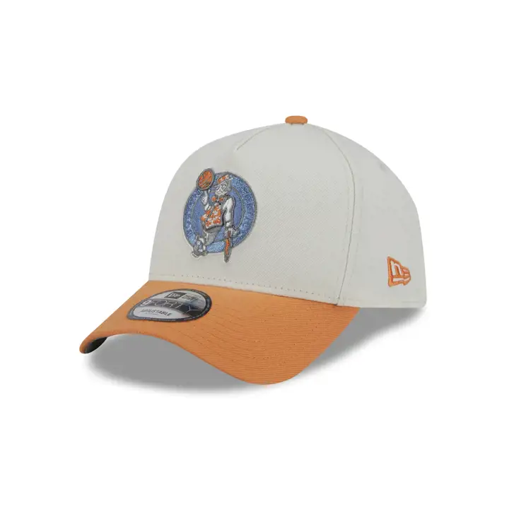 Casquette 9FORTY A-Frame Celtics NBA Pastel Punch Creamsicle argent/ orange