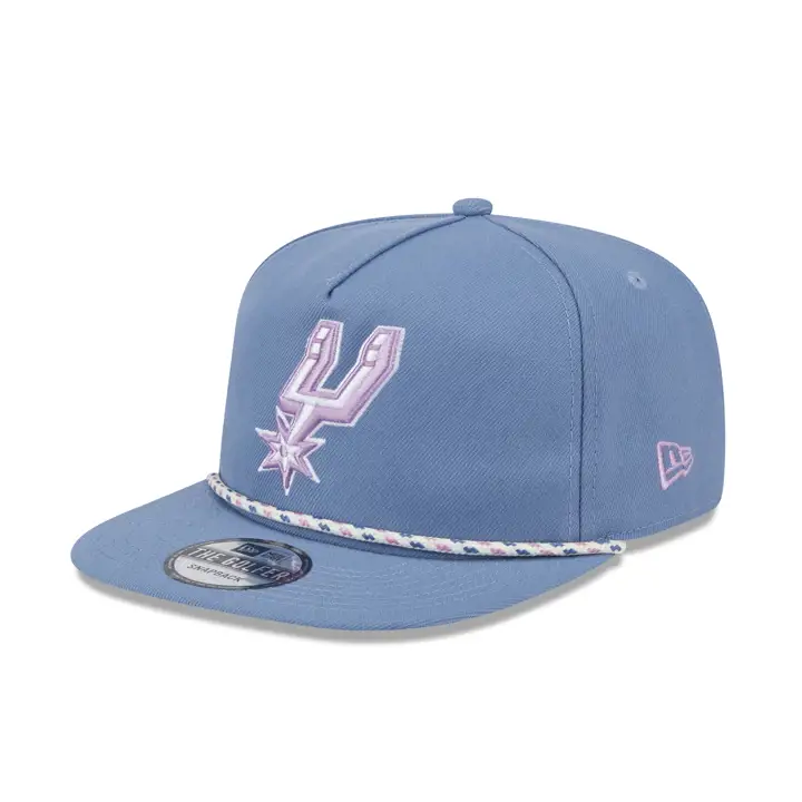 San Antonio Spurs NBA Pastel Punch Slate Golfer bleu/bleu/