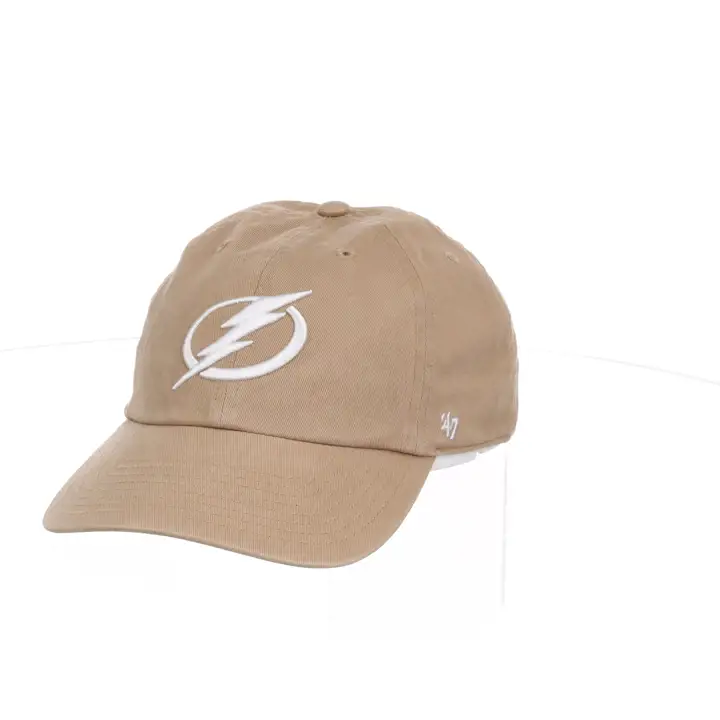 CASQUETTE RÉGLABLE NHL TAMPA BAY LIGHTNING kaki/blanc