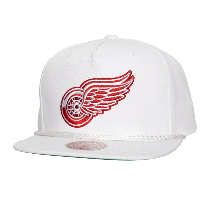 DETROIT RED WINGS LNH MN Blanc Corde Golfeur Actuel blc