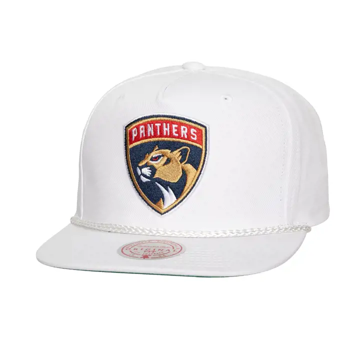 FLORIDA PANTHERS LNH MN Casquette de golf corde blanche actuelle
