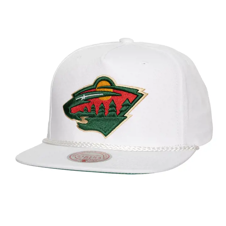 MINNESOTA WILD LNH MN Casquette de golf corde blanche actuelle