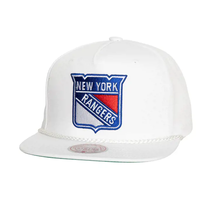 NEW YORK RANGERS LNH MN Corde blanche Golfeur Actuel BLC