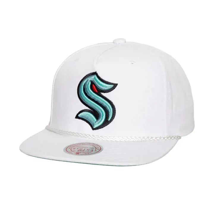 Seattle Kraken LNH MN Golfeur à Corde Blanche Actuel