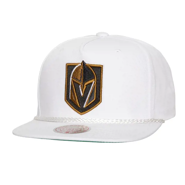 CASQUETTE DE GOLFEUR BLANCHE LAS VEGAS GOLDEN KNIGHTS NHL À CORDELETTE