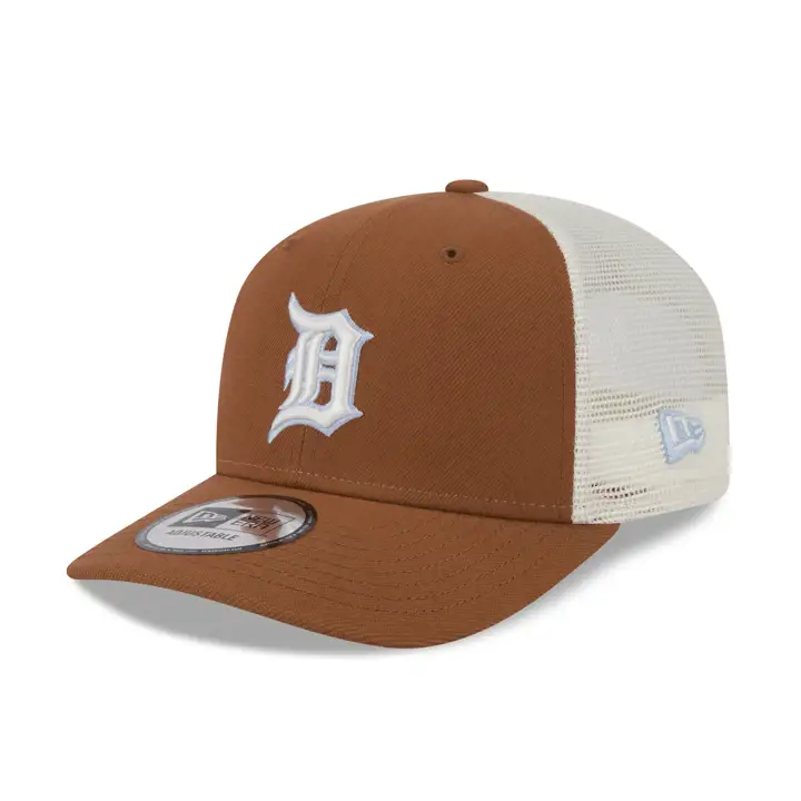 Casquette trucker Detroit Tigers MLB New Era Pastel Punch Marron