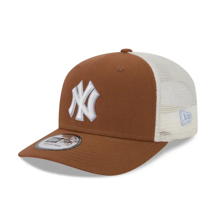 New York Yankees MLB New Era Pastel Punch Trucker MARRON