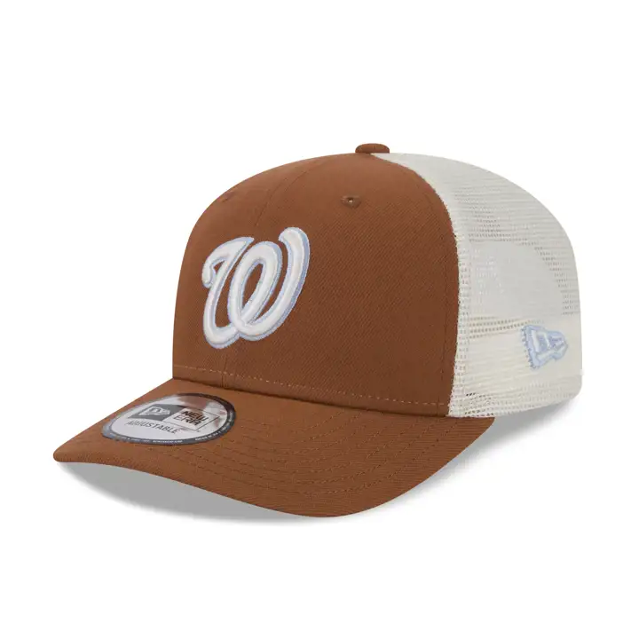 Washington Nationals MLB New Era Pastel Punch Trucker BRN