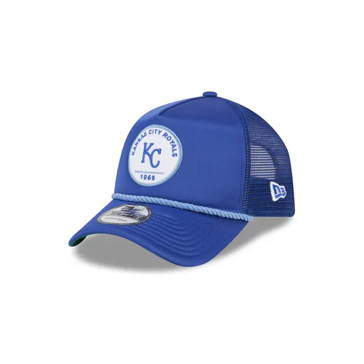 Casquette Trucker 9FORTY Rope New Era Patch MLB Kansas City Royals RBL