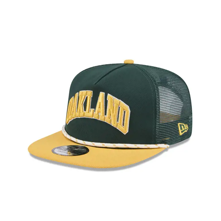 Casquette de baseball Oakland Athletics MLB New Era TT Wordmark Mesh Rope Golfer G