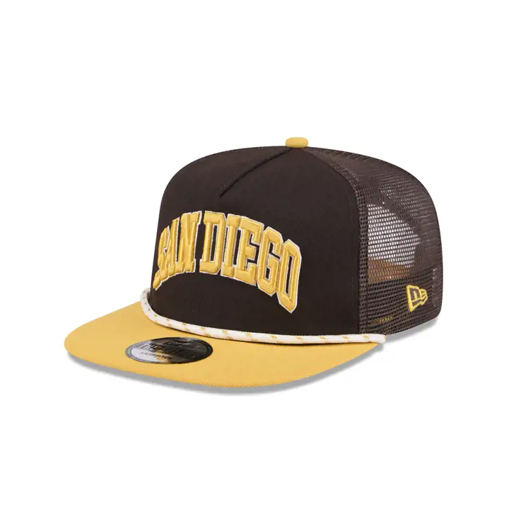 San Diego Padres MLB New Era Casquette TT Wordmark Mesh Rope Golfer GL
