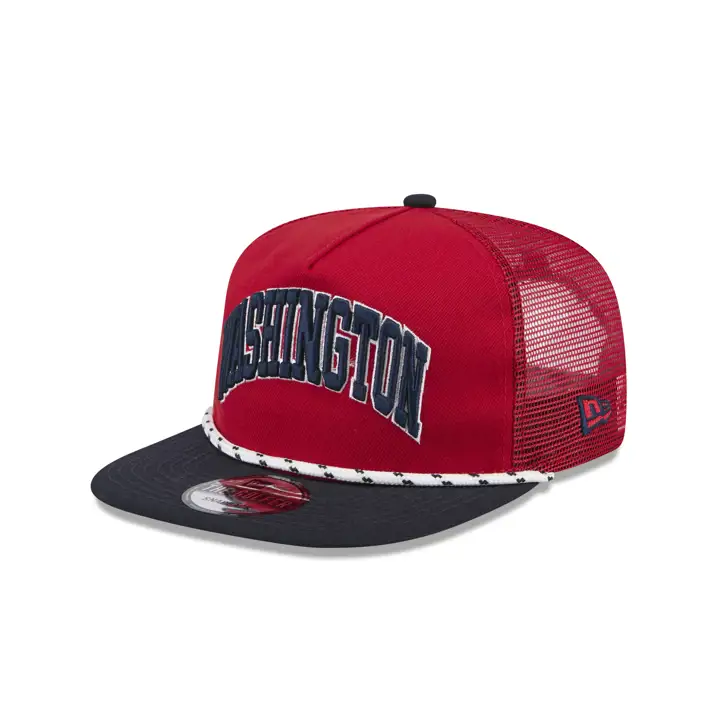 Washington Nationals MLB New Era TT Wordmark Mesh Rope Golfer