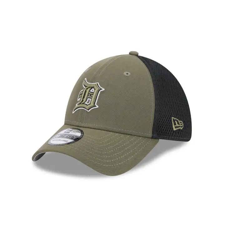 Detroit Tigers MLB New Era Olive/Black 39THIRTY Neo OLV