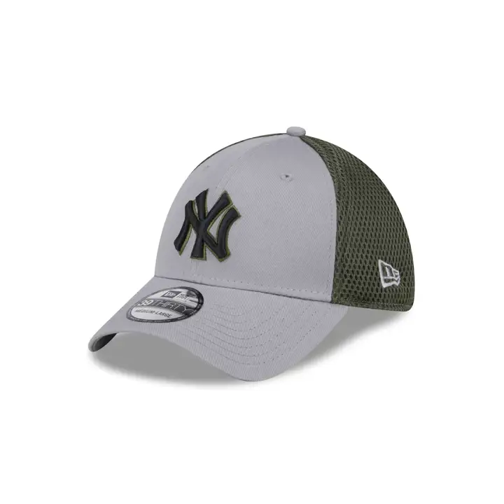 New York Yankees MLB New Era Gris/Olive 39THIRTY Neo GRIS