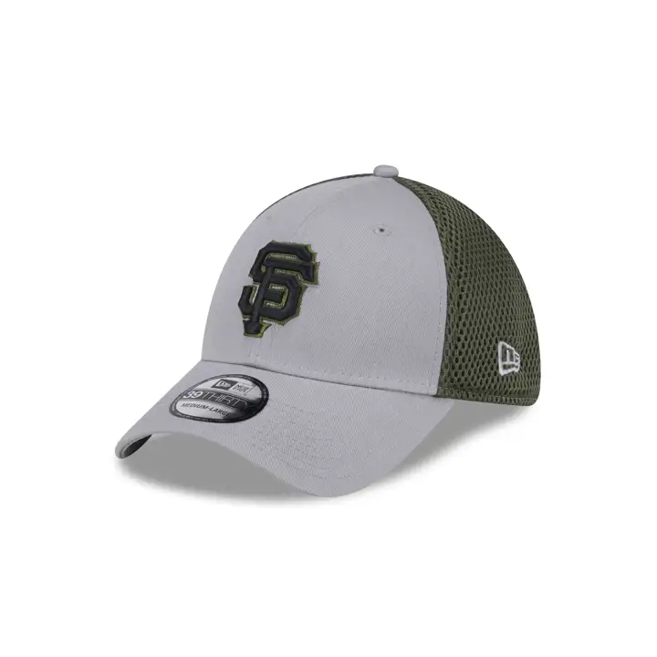 Casquette MLB New Era San Francisco Giants Gris/Olive 39THIRTY Neo GRY