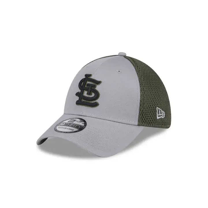 Casquette St. Louis Cardinals MLB New Era 39THIRTY Neo Gris/Olive