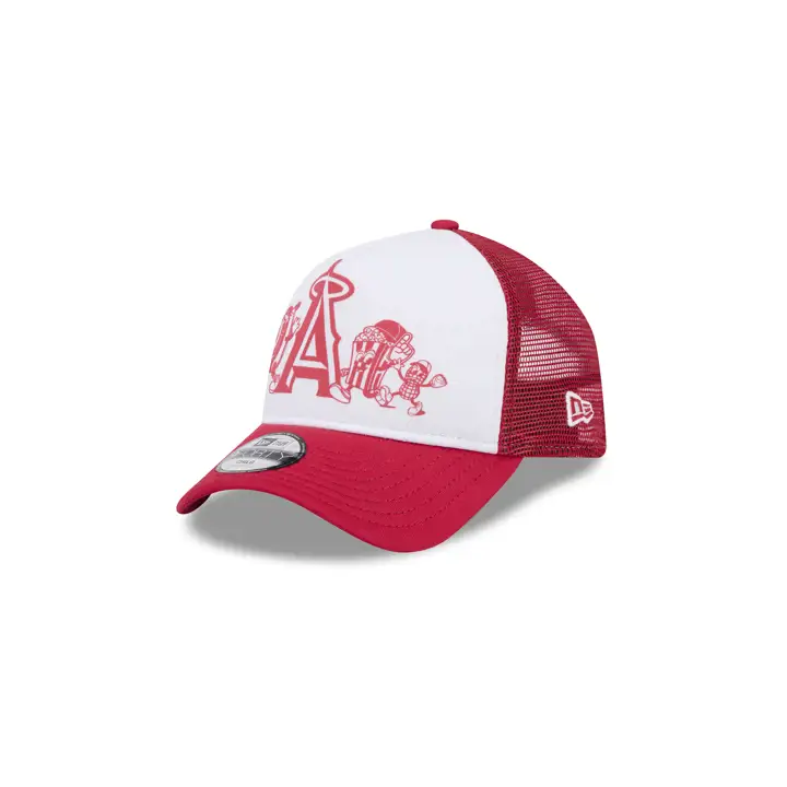 Casquette New Era 9FORTY Truck Los Angeles Angels MLB pour enfant, motif "Snack Parade"