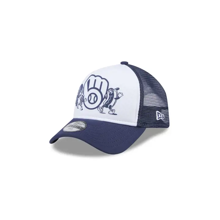 Milwaukee Brewers MLB New Era YTH Snack Parade 9FORTY Trucker