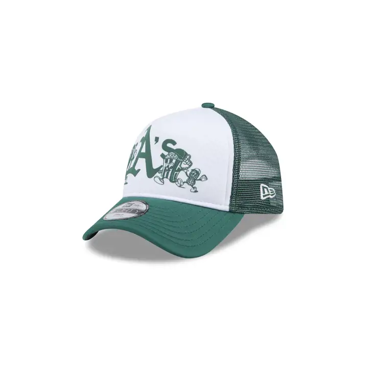 Oakland Athletics MLB New Era Casquette Trucker 9FORTY Enfant Snack Parade