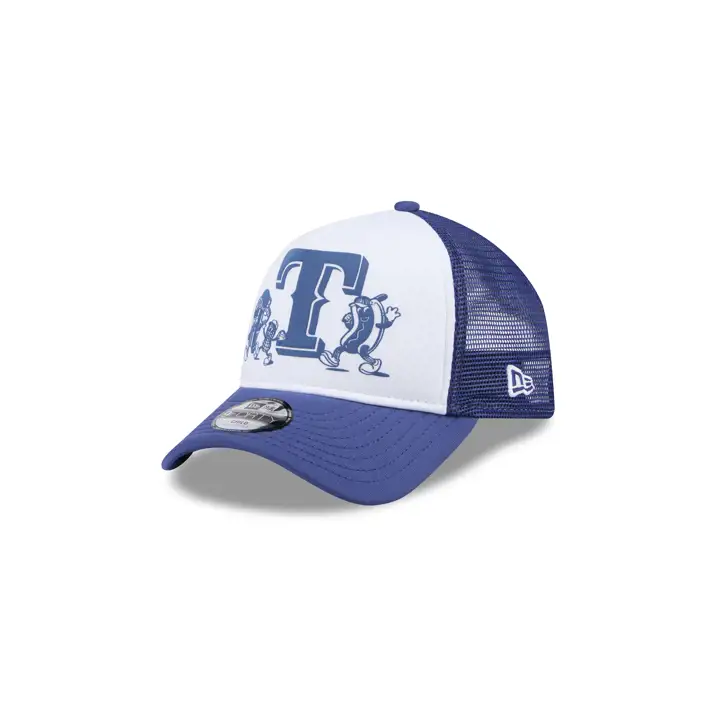 Texas Rangers MLB New Era YTH Snack Parade 9FORTY Trucker WH
