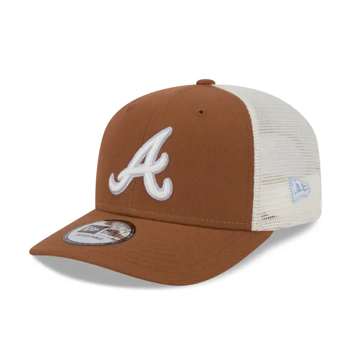 Casquette Trucker MLB New Era Pastel Punch Atlanta Braves BRN