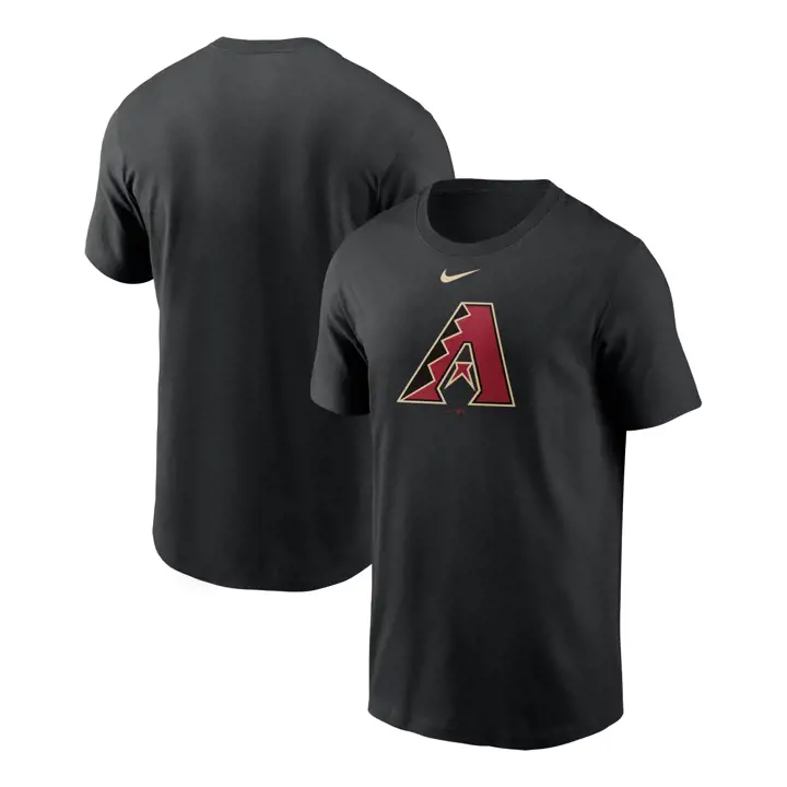 T-shirt Arizona Diamondbacks MLB Swoosh Wordmark NOIR