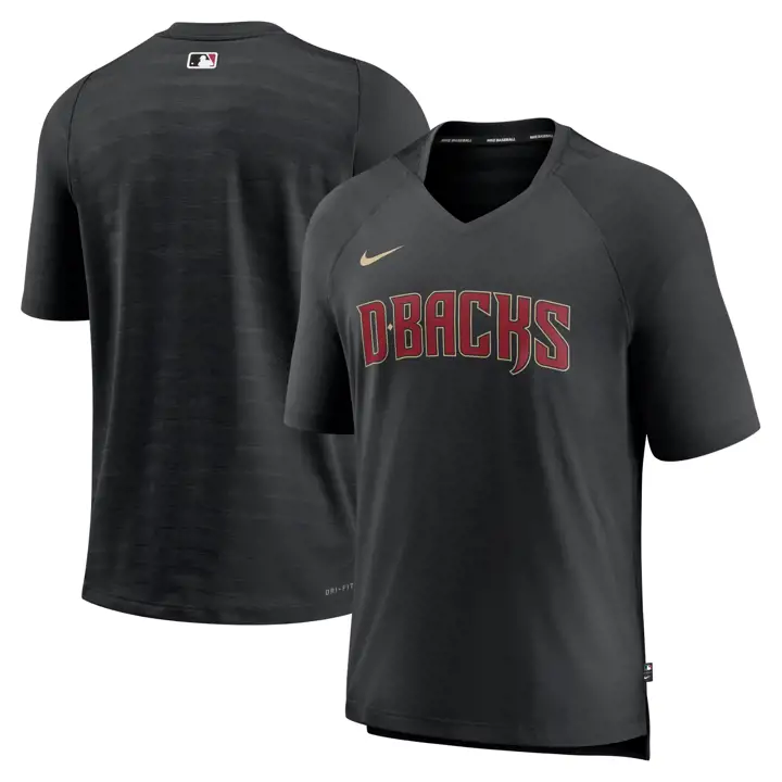 Haut d'avant-match AC MLB des Arizona Diamondbacks BLK