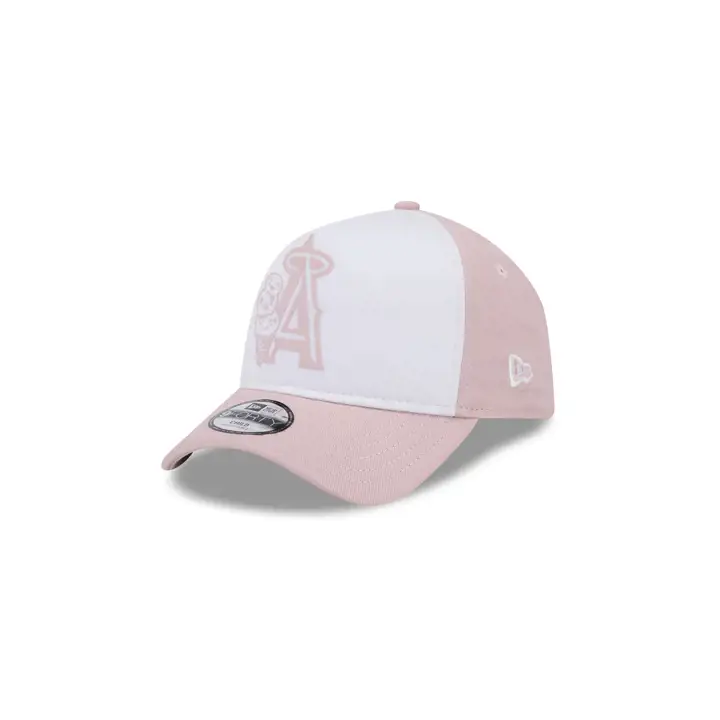 Los Angeles Angels MLB New Era YTH Sweet Treat 9FORTY WHT/PN