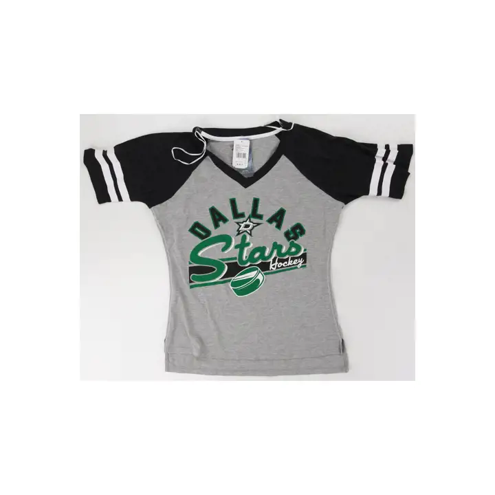 T-shirt Femme Ligne de But LNH Dallas Stars SS 23 GRY