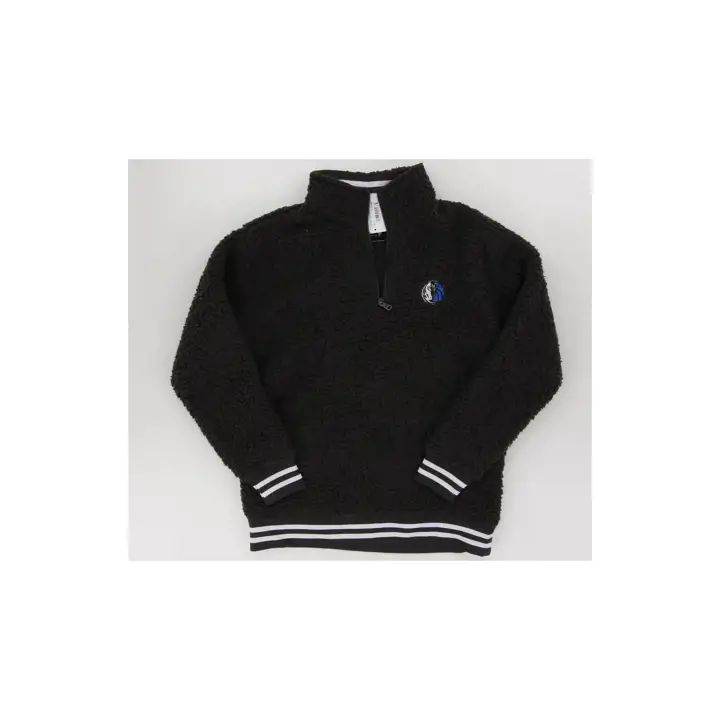 Veste Sherpa Dallas Mavericks NBA pour Femme, 1/4 Zip, 23, Marine
