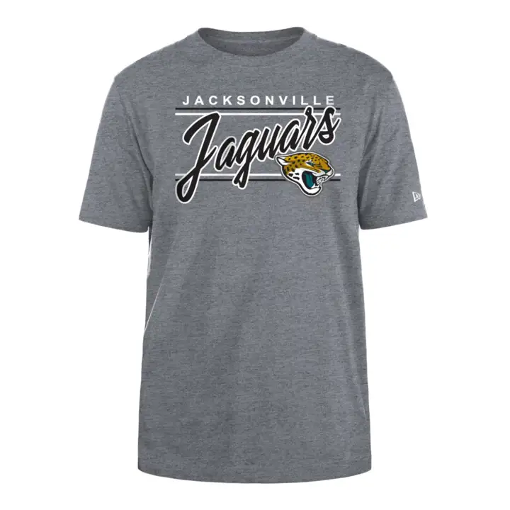 T-shirt NFL New Era script logo Jacksonville Jaguars homme - Noir