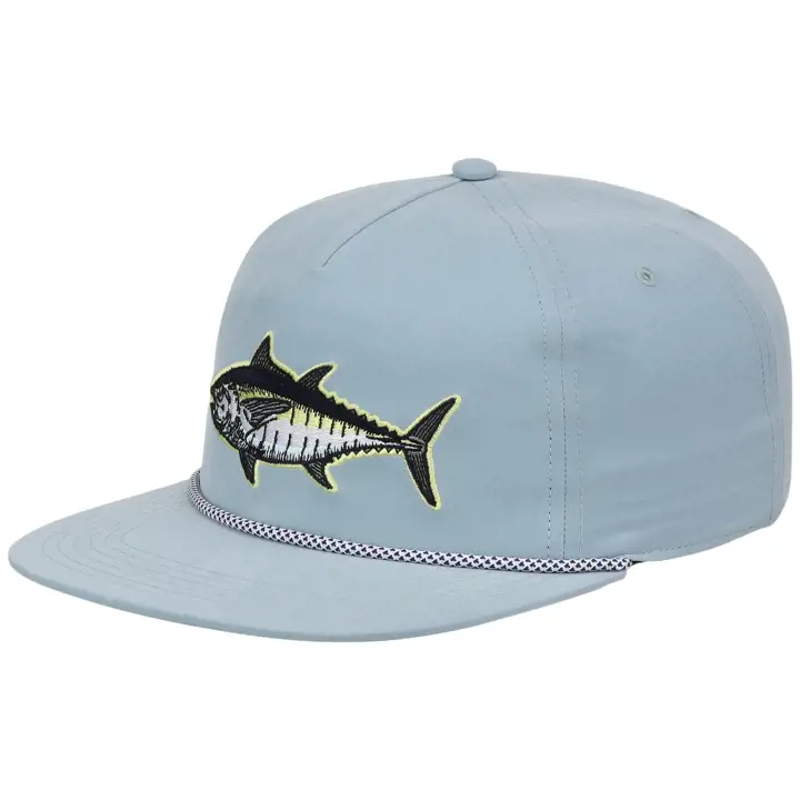 Thon noir Pêcheur Golfeur avec corde gris