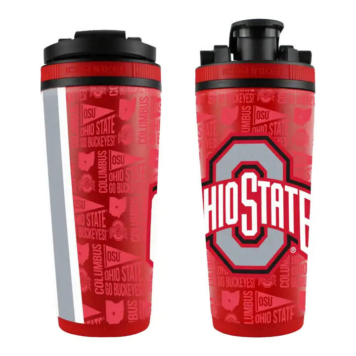 Bouteille de shaker en acier inoxydable Ohio State Buckeyes 26oz Elements