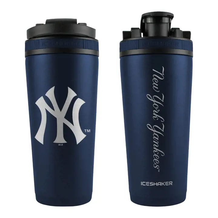 Bouteille Shaker en Acier Inoxydable Gravée 26oz New York Yankees